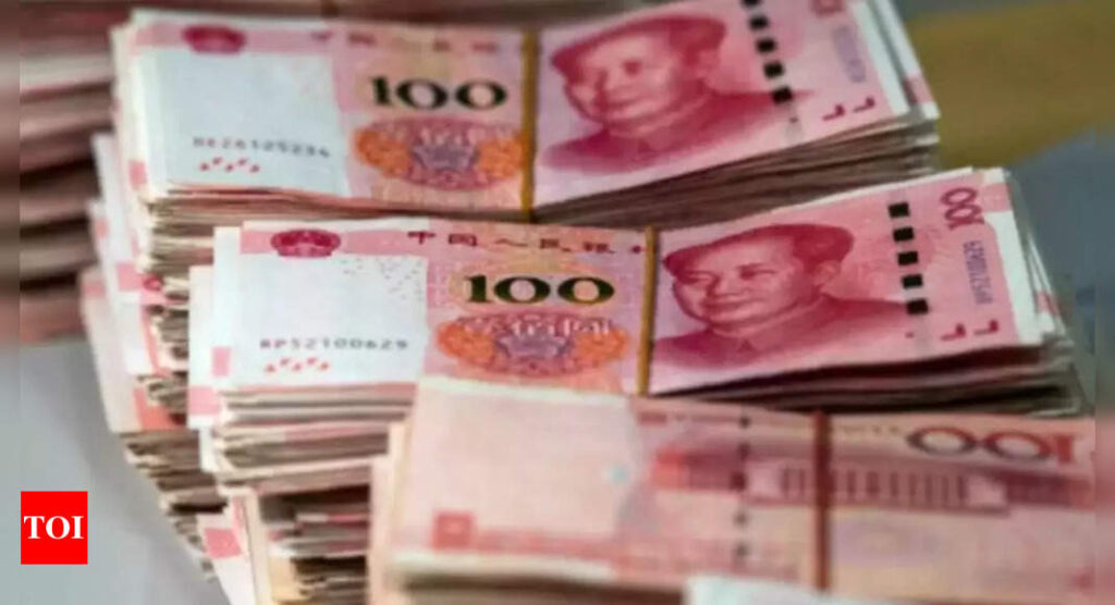 Yuan slides to a 3-month low as rate cuts fuel China growth worries - Times of India