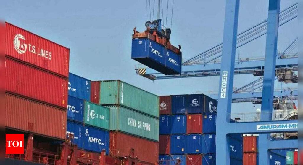 Exports remain flat at $3 billion in August; trade deficit widens to $28.68 billion - Times of India