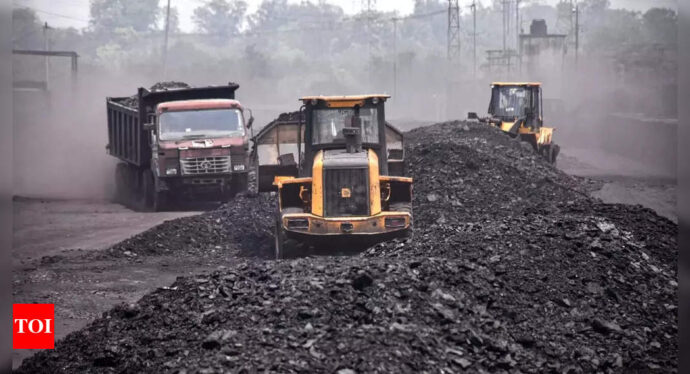 India's coal output remains below estimate at 58 MT in August - Times of India