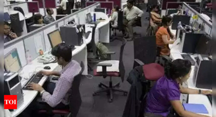 Service sector activity gains steam, job growth rise max in 14 years - Times of India