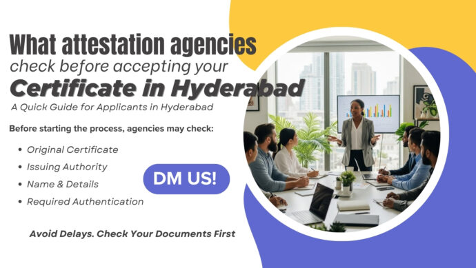 Certificate Attestation Agency in Hyderabad