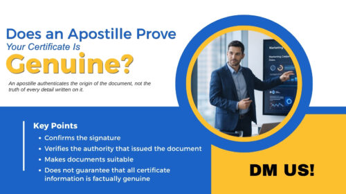 Does an Apostille Prove That the Information on Your Certificate Is Genuine?