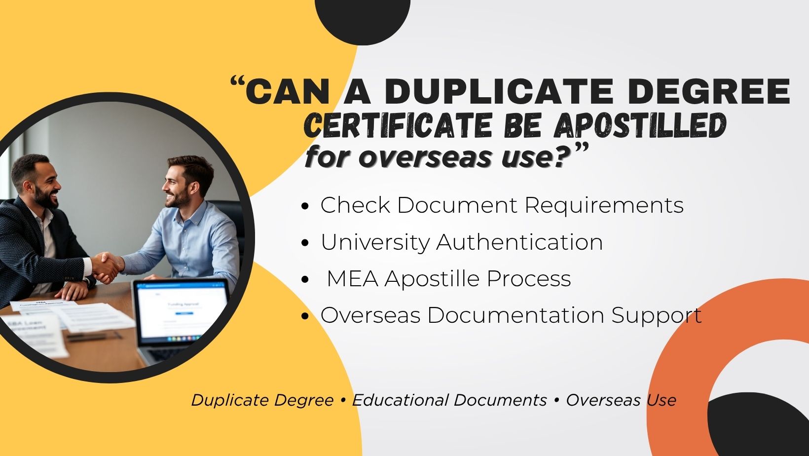 Certificate Apostille in Hyderabad, Bangalore