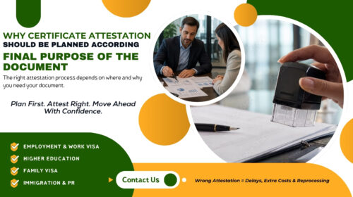 Why Certificate Attestation Should Be Planned According to the Final Purpose of the Document