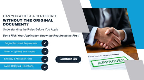 Can You Attest a Certificate Without the Original Document? Understanding the Rules