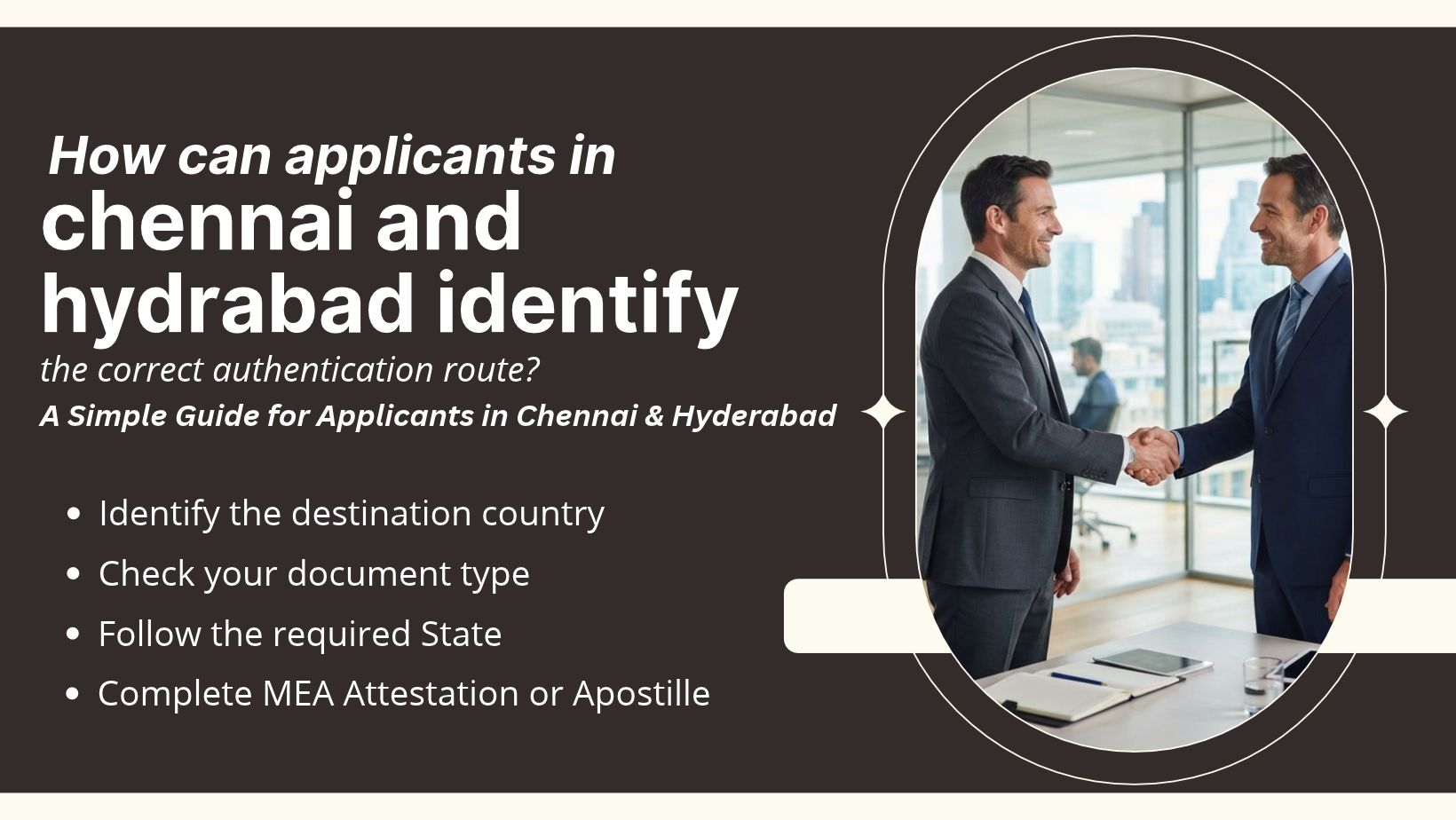 Certificate Attestation Agent In Chennai, Hyderabad