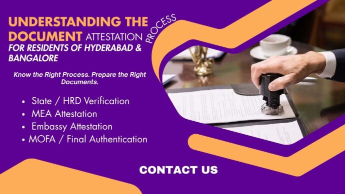 Document Attestation in Hyderabad, Bangalore