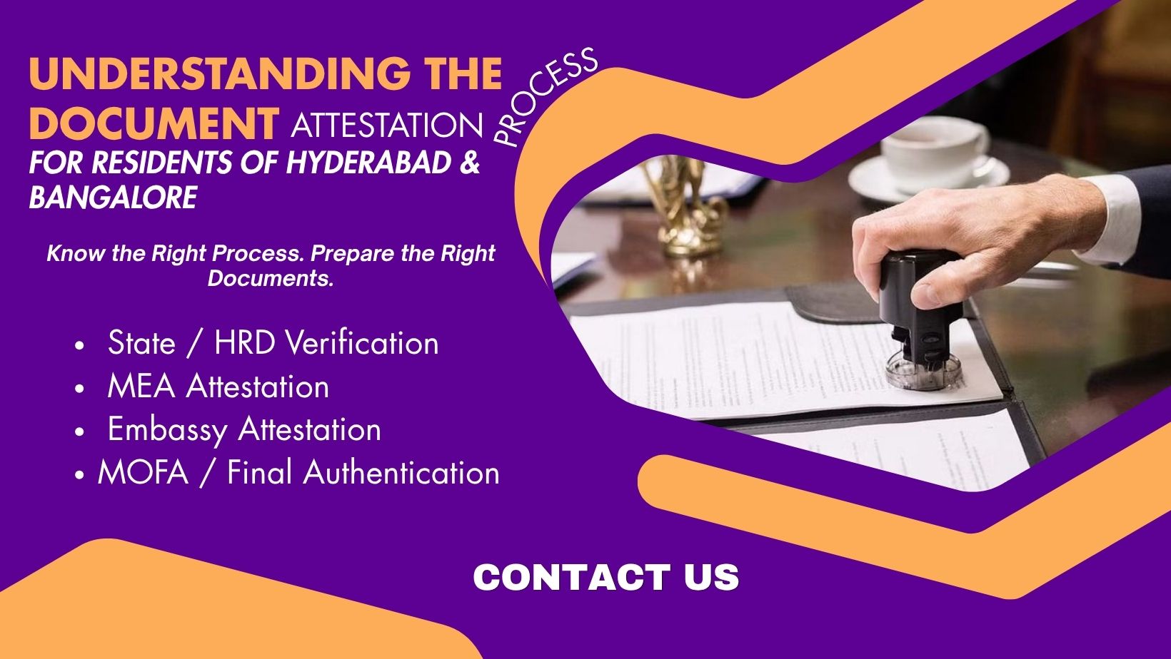 Document Attestation in Hyderabad, Bangalore