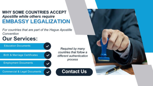 Why Some Countries Accept Apostille While Others Require Embassy Legalization